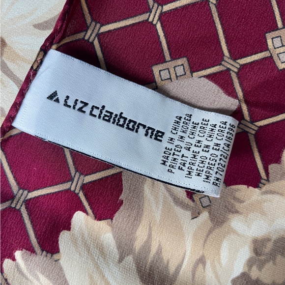 Liz Claiborne Square Silk Scarf - Picture 3 of 5